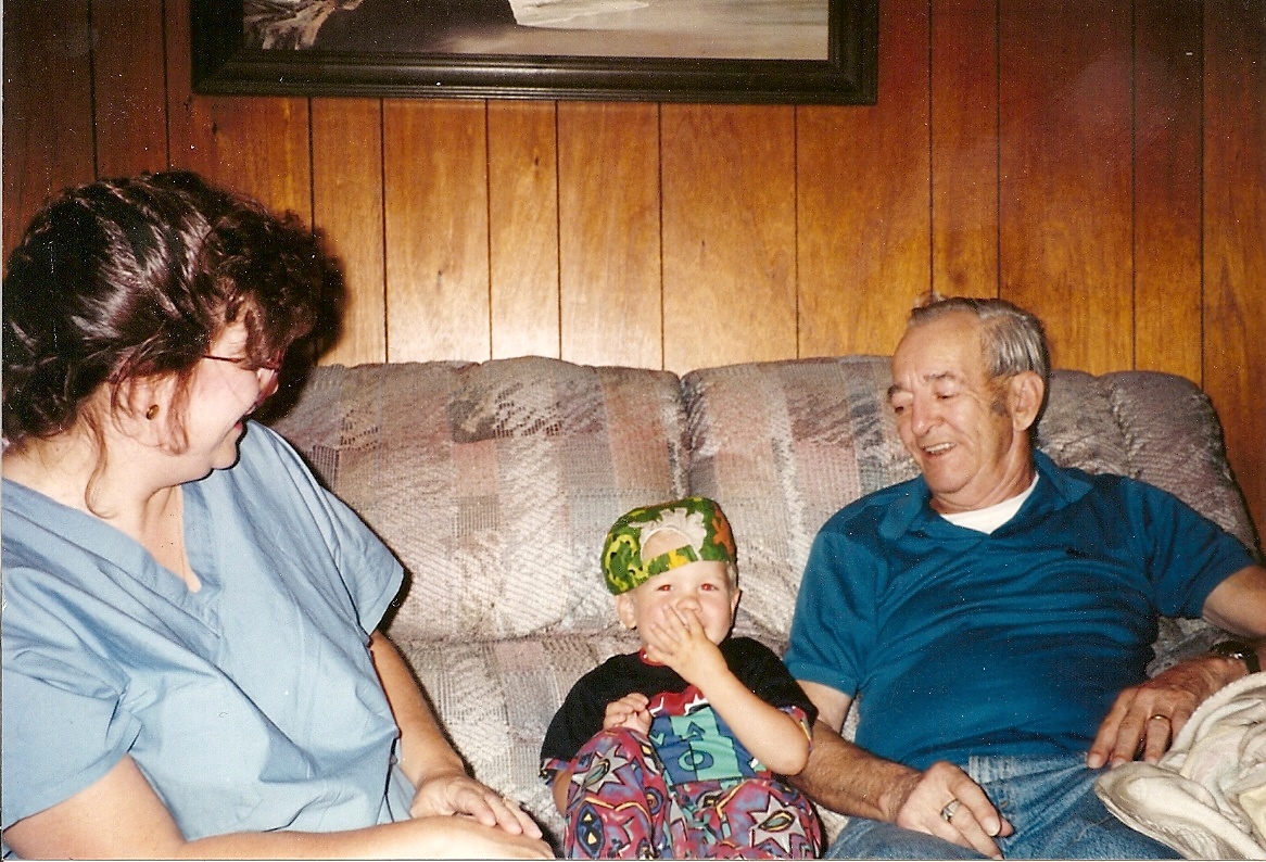 1992 Joan, Gage \x26 Dad.jpg -  by Terry Kelly Photography