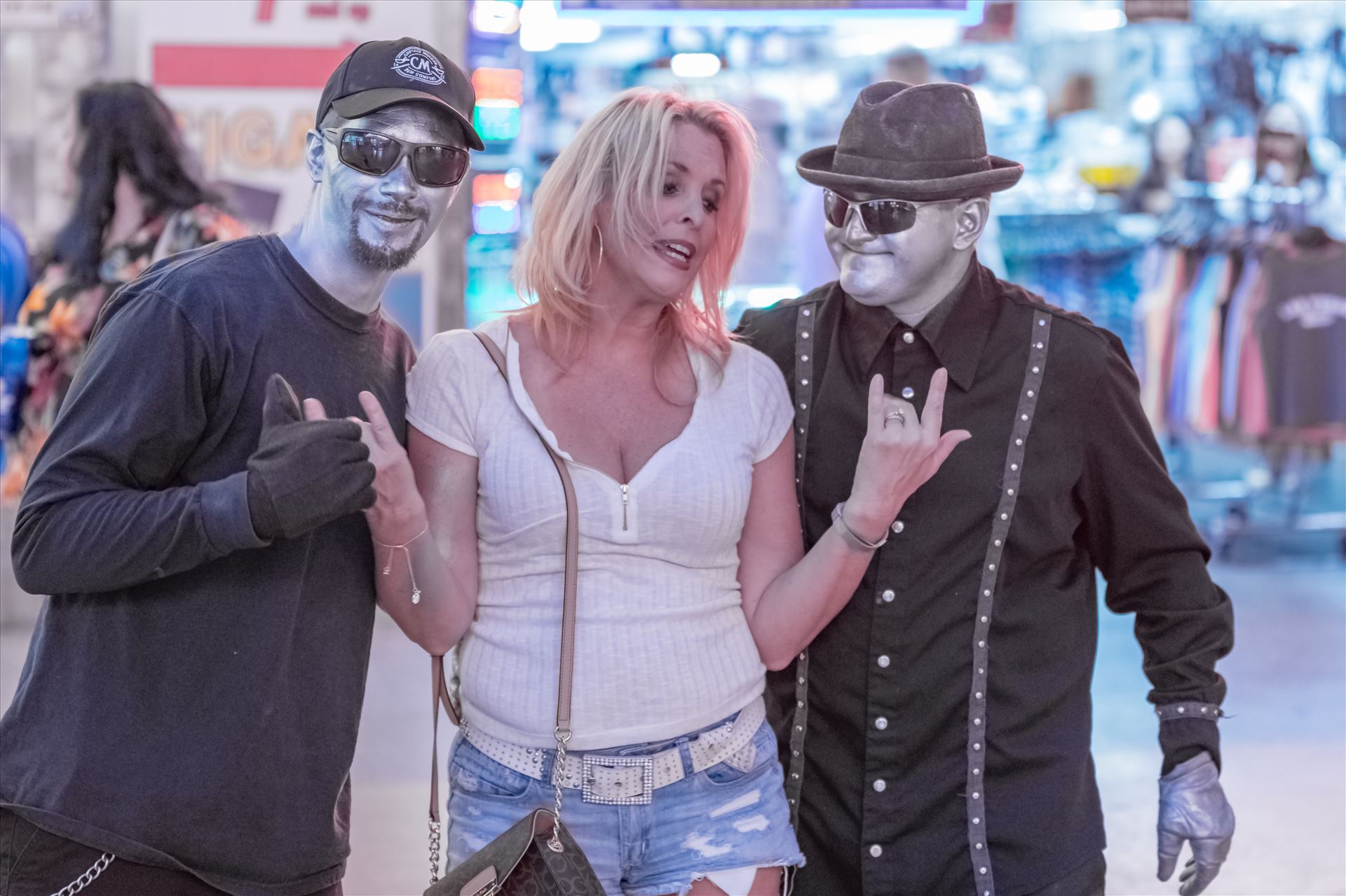 Fremont Street Experence with Tonya and make me move guys-8502636.jpg -  by Terry Kelly Photography
