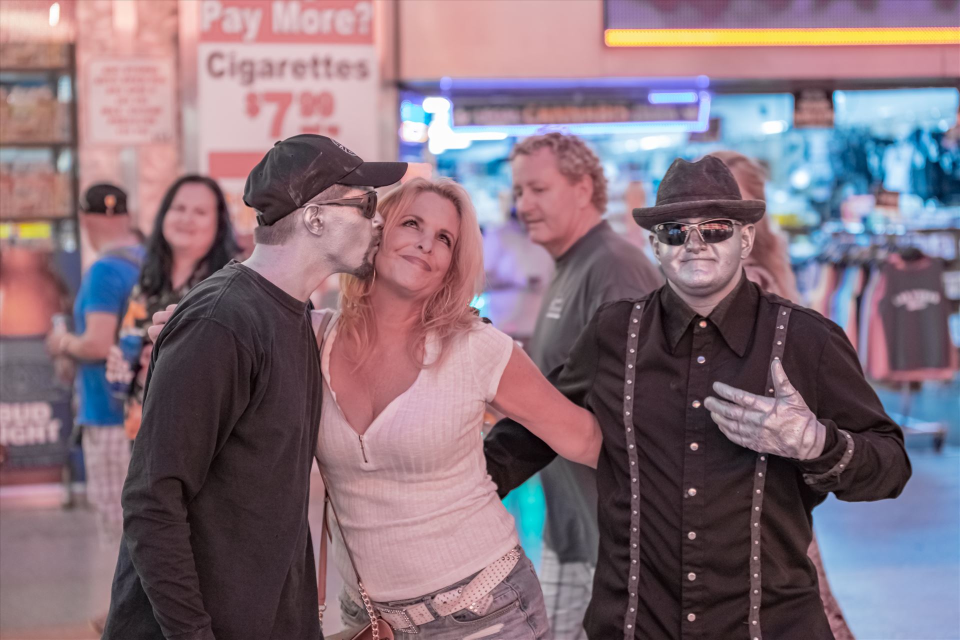 Fremont Street Experence with Tonya and make me move guys-8502635.jpg -  by Terry Kelly Photography