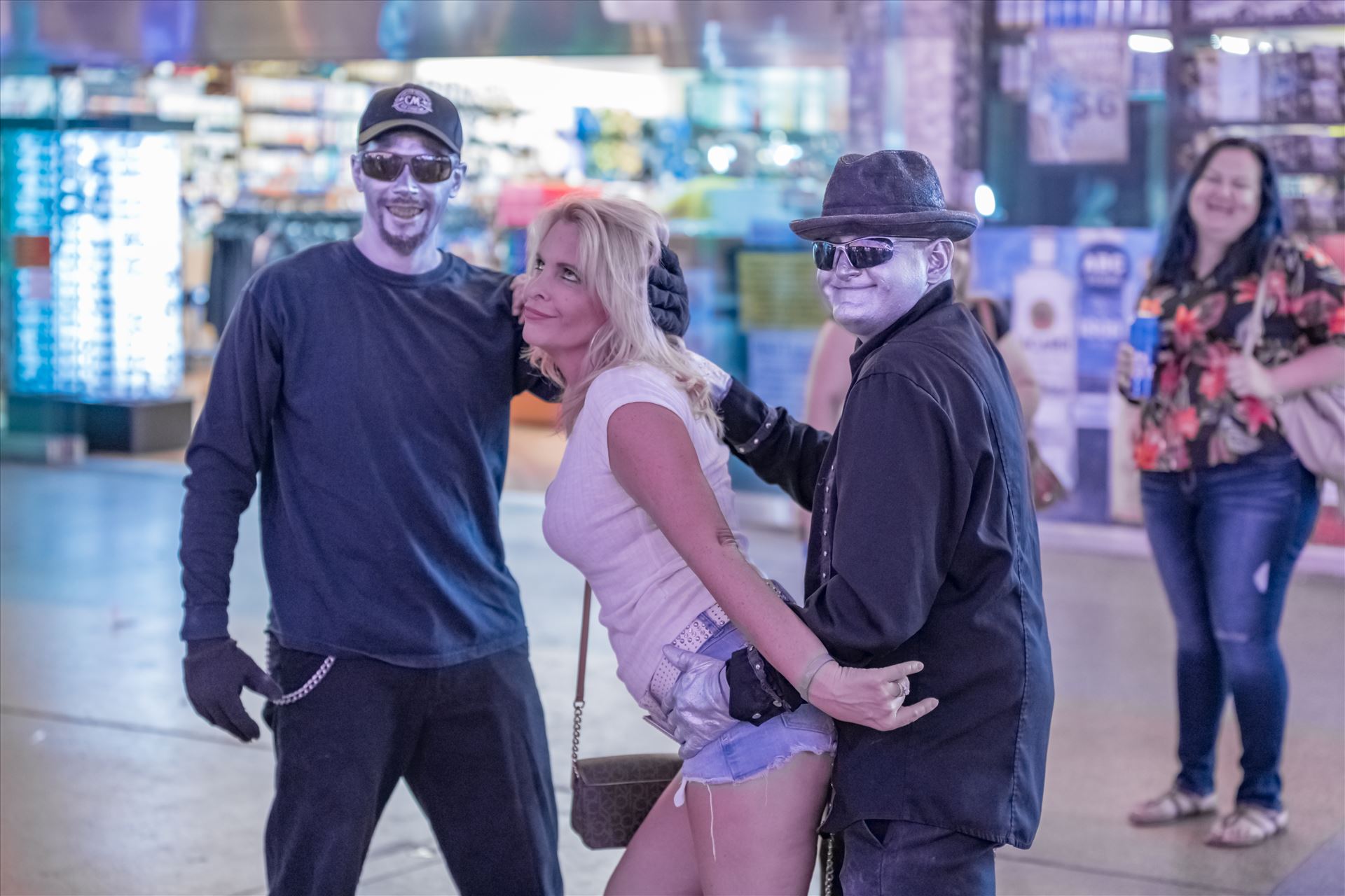 Fremont Street Experence with Tonya and make me move guys-8502632.jpg -  by Terry Kelly Photography