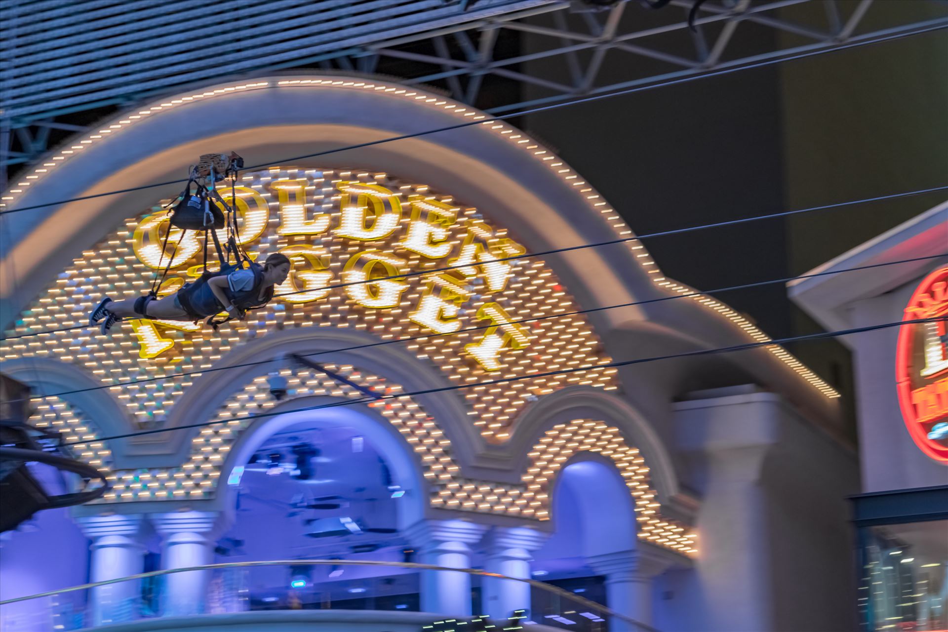 Fremont Street Experence zipline-8502648.jpg -  by Terry Kelly Photography