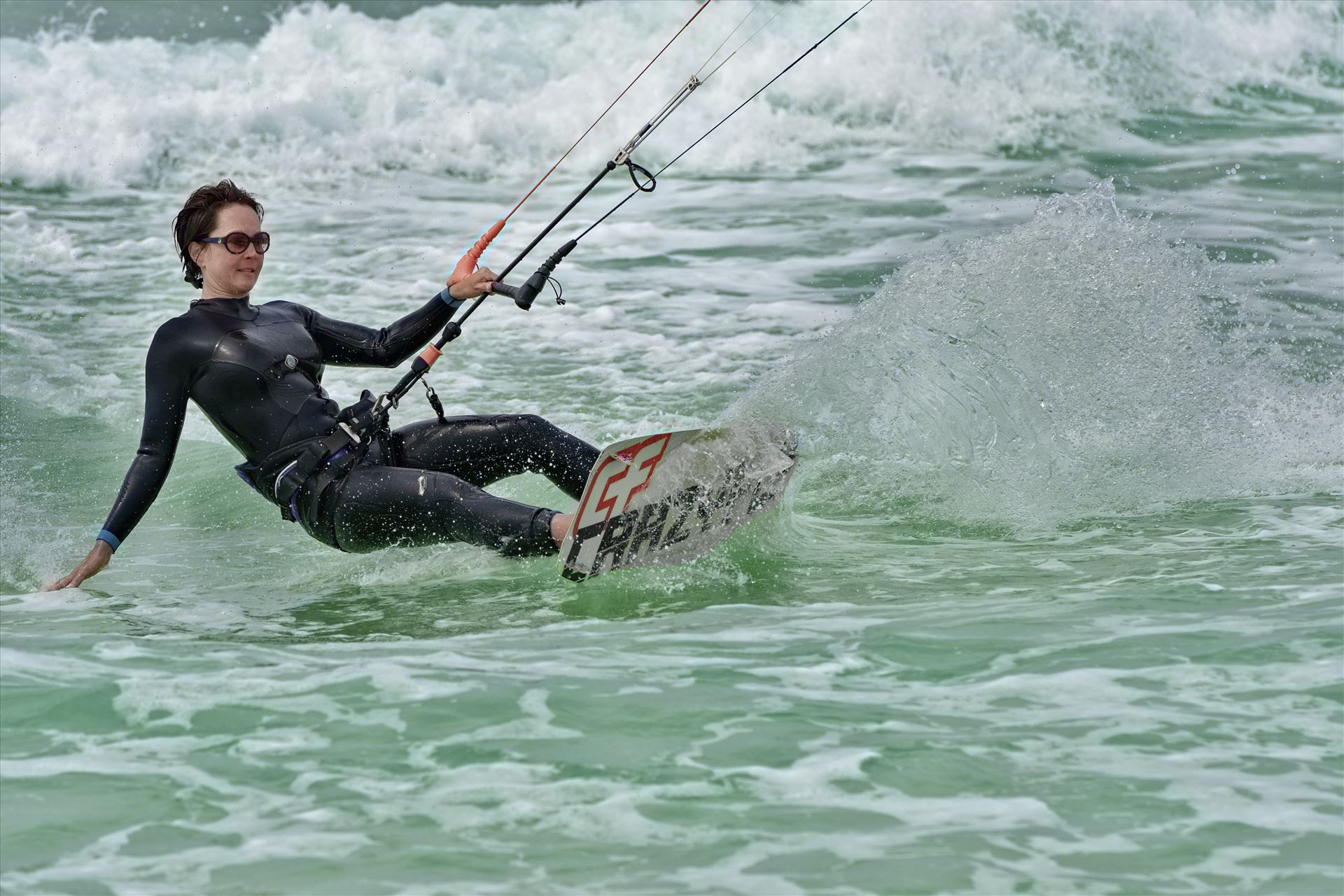 female kiteboarder st. andrews state park 8108490.jpg -  by Terry Kelly Photography