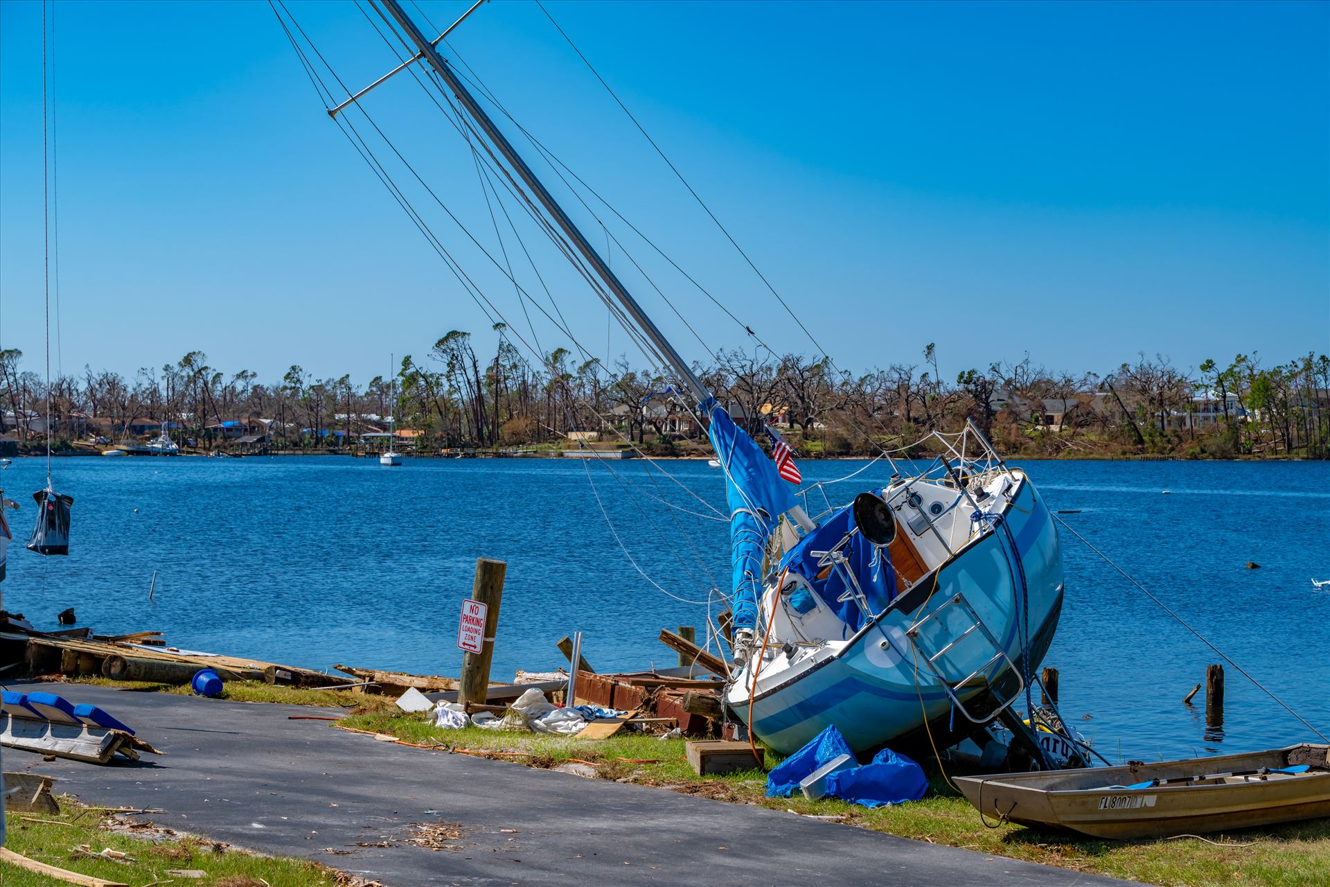 Hurricane Michael - Watson Bayou in Panama City, Florida by Terry Kelly Photography