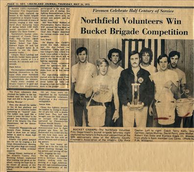 Northfield Volunteers Win Bucket Brigade Competition